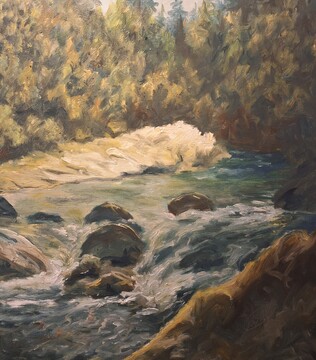 Ivo Jelinčič, reka, detajl